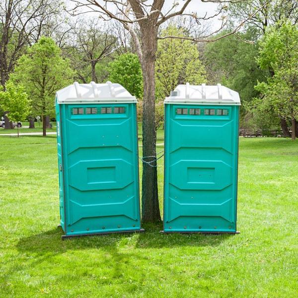 long-term porta the porta potty can be serviced on weekends and after hours if needed